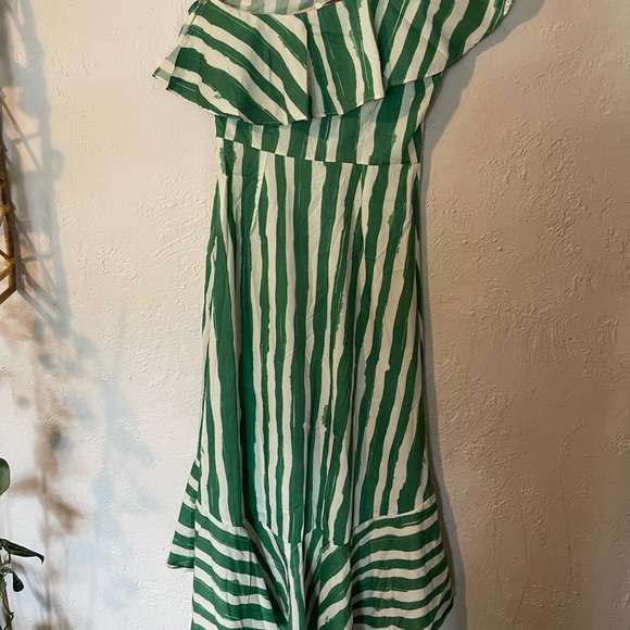 Flying Tomatoe green flared dress - Picture 5 of 8